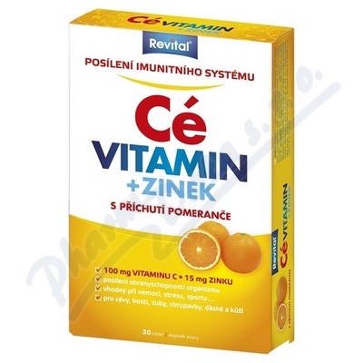 Obrázek REVITAL-Vitamín C+zinek tbl.30