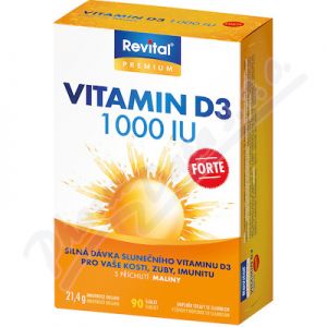 Obrázek Revital Vitamin D3 Forte 1000 IU tbl.90