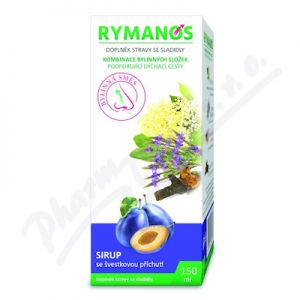 Obrázek Rymanos sirup 150 ml(švestková příchuť)
