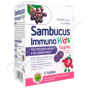 Obrázek Sambucus Immuno kids lízátka 5 ks