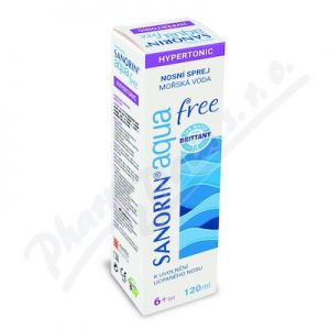 Obrázek Sanorin Aqua Free sprej 120 ml