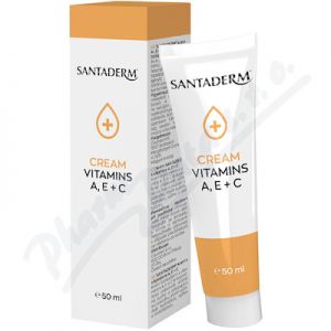 Obrázek Santaderm krém s vitaminy A+E+C 50ml