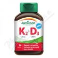 JAMIESON Vitaminy K2 120mcg a D3 1000 IU