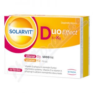 Obrázek SOLARVIT Duo Effect D3+K2 tob.30