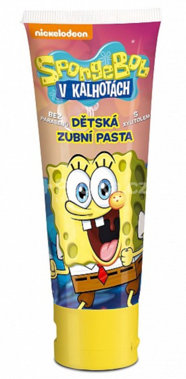 Obrázek SpongeBob zubní pasta bez parabenů s xylitolem 75ml