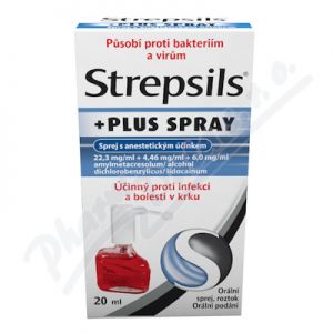 Obrázek Strepsils Plus spray orm.spr.sol.1x20ml