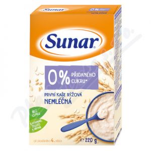 Obrázek Sunar První kaše rýžová nemléčná 220g
