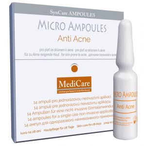 Obrázek Syncare Micro Ampoules Anti Acne - kúra 28 dnů 14 x 1,5 ml