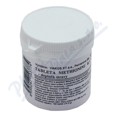 Obrázek Tableta methioninu 0.5 CSC 100ks