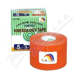 Obrázek TEMTEX kinesio tape oranžová5cmx5mTKT011