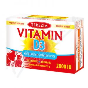Obrázek TEREZIA Vitamin D3 2000 IU tob.30