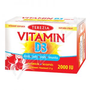 Obrázek TEREZIA Vitamin D3 2000 IU tob.90