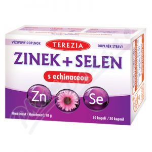 Obrázek TEREZIA Zinek+selen+echinacea cps.30