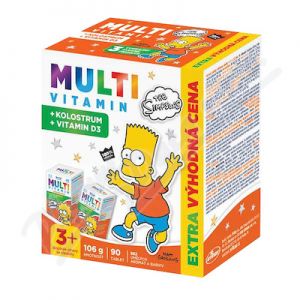 Obrázek The Simpsons Multivit.+kolostrum tbl.90