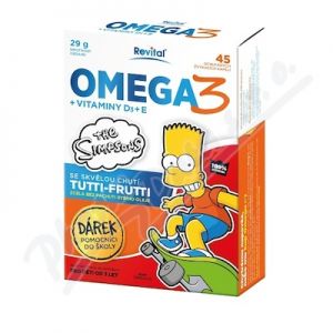 Obrázek The Simpsons Omega 3+vit.D a E cps.45+dá