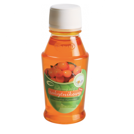 Obrázek TOPVET Rakytníkový bylinný olej forte 100 ml