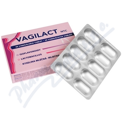 Obrázek VAGILACT NTC 10 vaginálních tablet