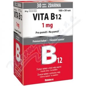 Obrázek Vita B12 1mg 100 + 30 tablet