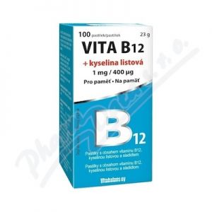 Obrázek Vita B12+kysel.listová 1 mg/400mcg 100ks