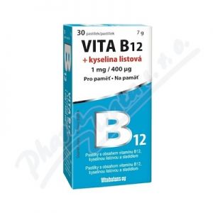 Obrázek Vita B12+kysel. listová 1 mg/400mcg 30ks