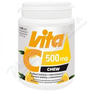 Obrázek Vita-C Chew 500mg tbl.150