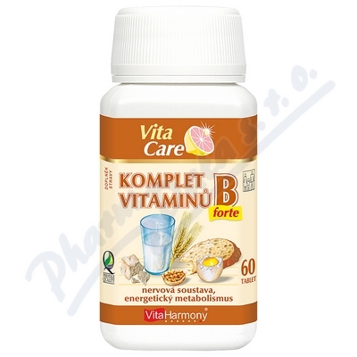 Obrázek VitaHarm.Komplex B vitaminů tbl.60