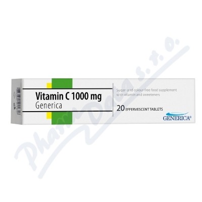 Obrázek Vitamin C 1000 mg Generica tbl. eff. 20
