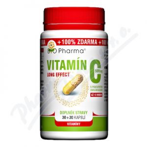 Obrázek Vitamín C 500mg long effect cps.30+30