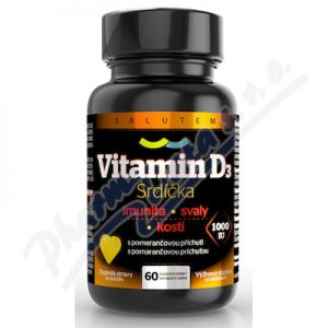 Obrázek Vitamin D3 1000 IU srdicka tbl.60
