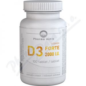 Obrázek Vitamin D3 FORTE 2000 I.U. tbl.100