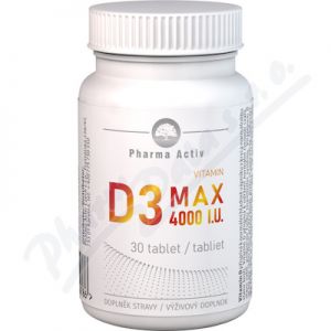 Obrázek Vitamin D3 MAX 4000 I.U. tbl.30