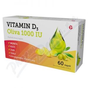 Obrázek Vitamin D3 Oliva 1000IU cps.60