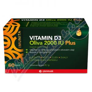 Obrázek Vitamin D3 Oliva Plus 2000 IU cps.60