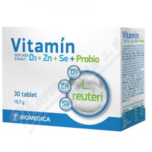 Obrázek Vitamin D3+Zn+Se+Probio tbl.30