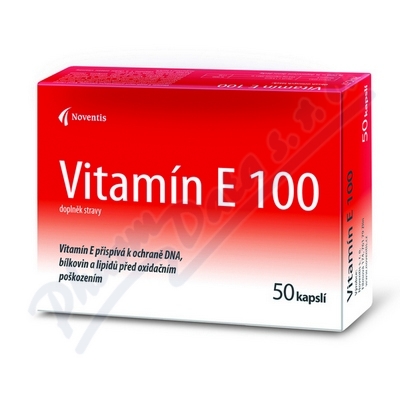 Obrázek Vitamín E 100 cps.50 proti stárn.organ.