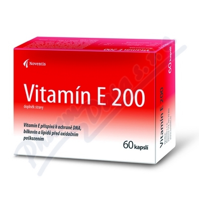 Obrázek Vitamin E 200 cps.60 Noventis