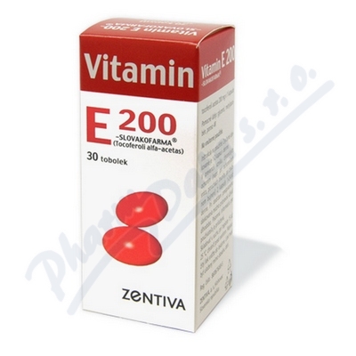 Obrázek Vitamin E 200 Zentiva por.cps.mol.30x200