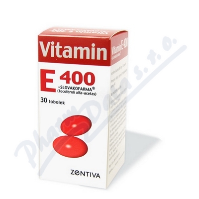 Obrázek Vitamin E 400 Zentiva por.cps.mol.30x400