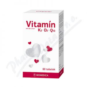 Obrázek Vitamin K2+D3+Q10 Biomedica tob.60