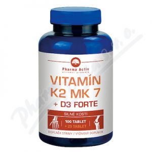 Obrázek Vitamin K2 MK7 + D3 FORTE 1000 I.U. 125