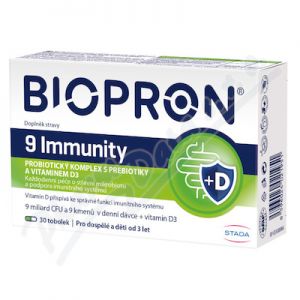Obrázek W Biopron9 Immunity s vit.D3 30cps