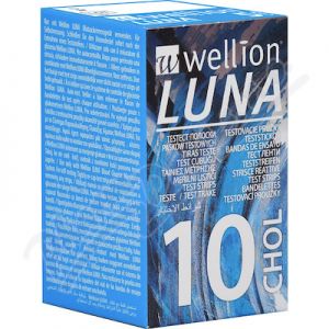 Obrázek Wellion LUNA test.prouzky cholest.10ks