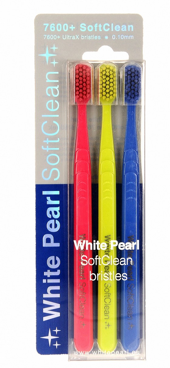 Obrázek White Pearl SoftClean 7600 zubní kartáček 3ks