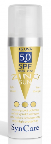 Obrázek ZINCI SUN SPF 50+ lehce tónující 2 ml