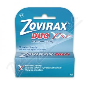 Obrázek Zovirax Duo 50mg/g+10mg/g krém 1x2g